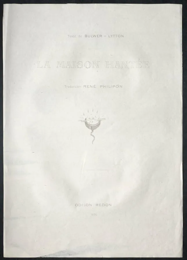 Title Plate, by Odilon Redon, 1896