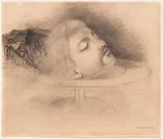 Untitled, by Odilon Redon, 1868