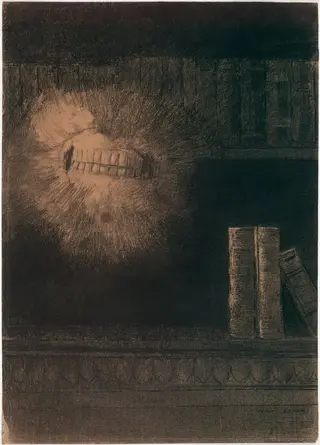 Untitled, by Odilon Redon, 1883