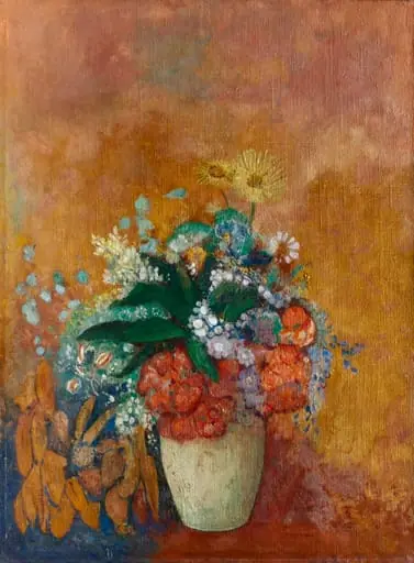 Vase of Flowers, by Odilon Redon