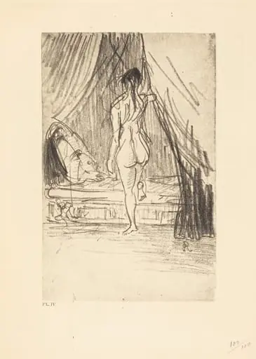 Volupte, Fantome Elastique! (Pleasure, elastic phantom!), by Odilon Redon