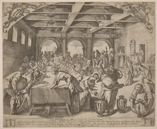 The Marriage at Cana, by Odoardo Fialetti