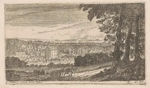 Melville Castle from Eldin, by of Eldin, John Clerk