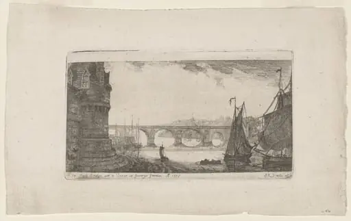 Perth Bridge, by of Eldin, John Clerk