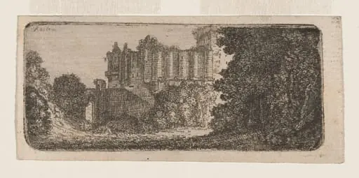 Roslin Castle III, by of Eldin, John Clerk