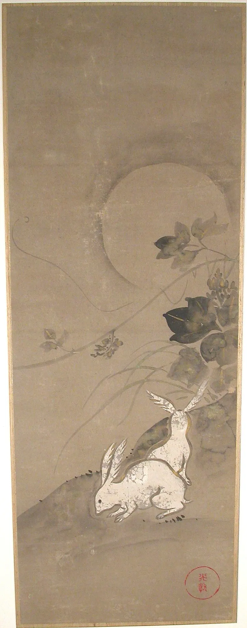 Rabbits, by Ogata Kōrin, unspecified