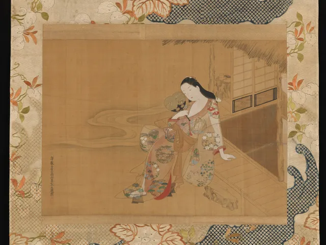 Courtesan Enjoying a Cool Summer Evening