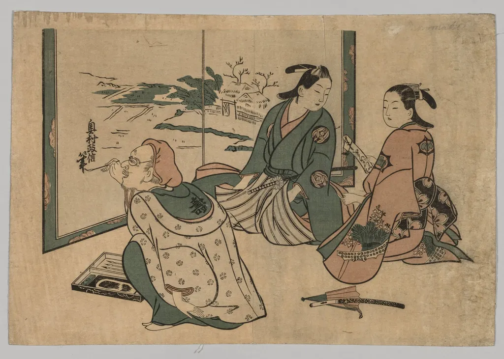 No Title, by Okumura Masanobu, 1748