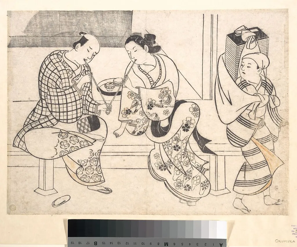 Untitled, by Okumura Masanobu, ink, 1716