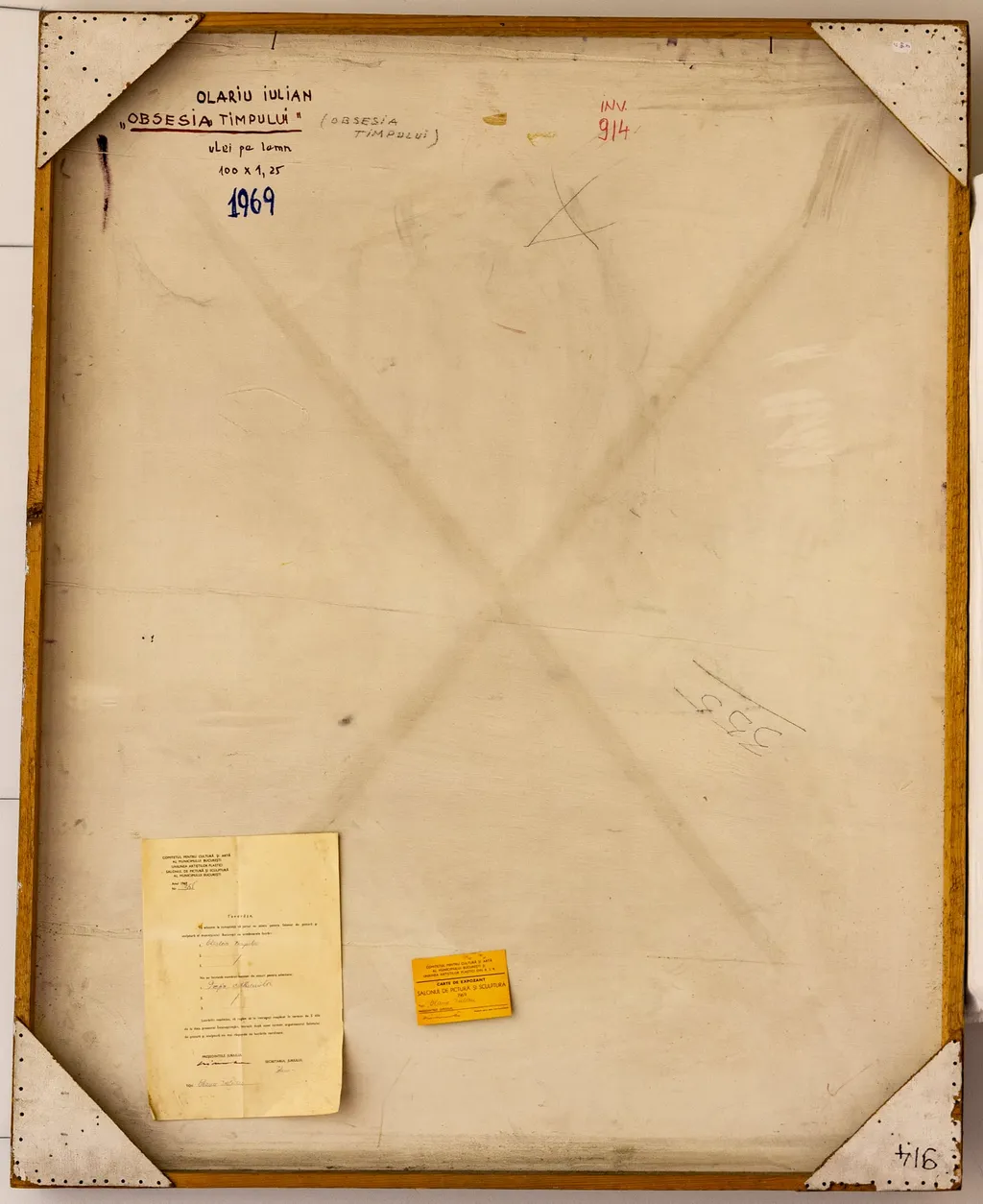 Obsesia timpului, by Olariu Iulian, unspecified, 1969
