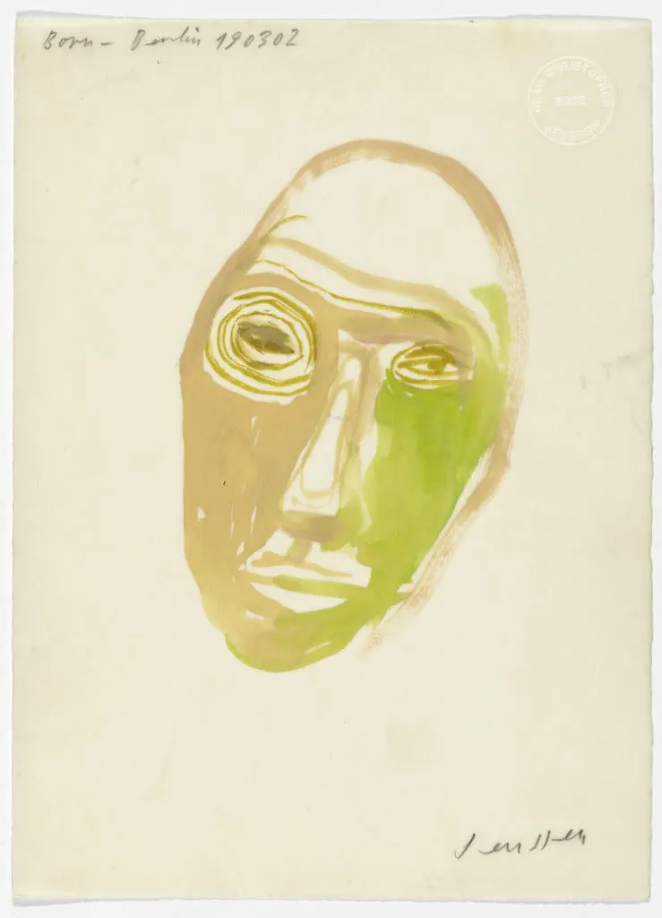 Untitled, by Olav Christopher Jenssen, watercolor, 2002