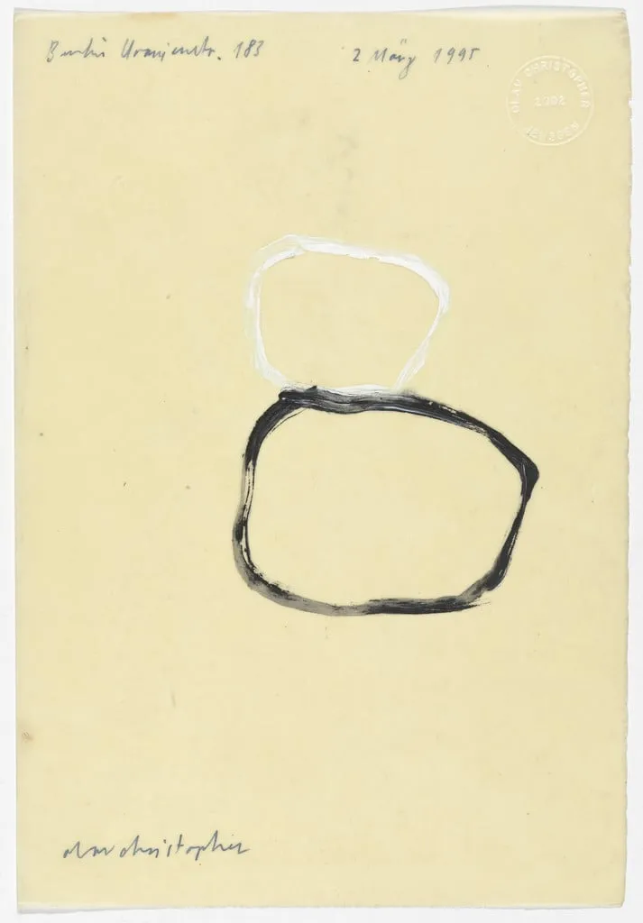 Untitled, by Olav Christopher Jenssen, gouache, 1998