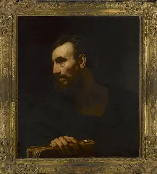Old man with a book