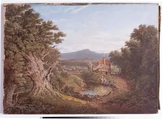 Old turnpike house, by Thomas Waters