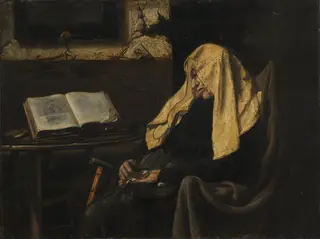 Old Woman Asleep