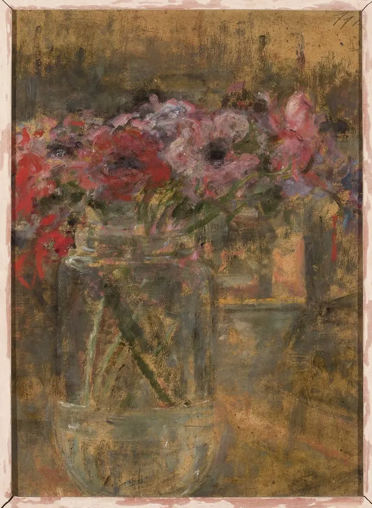 Flowers – Anemones, by Olga Boznańska