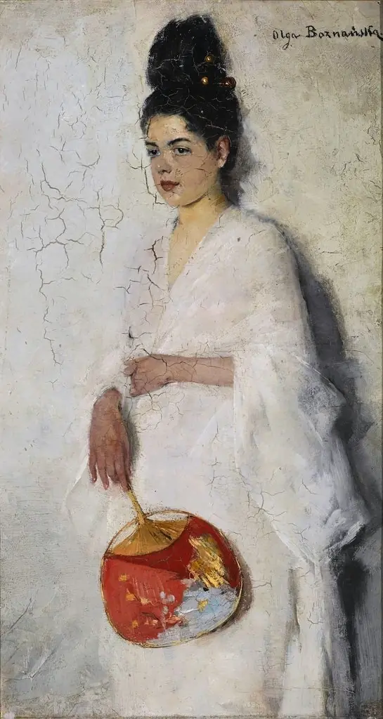 Japanese woman, by Olga Boznańska