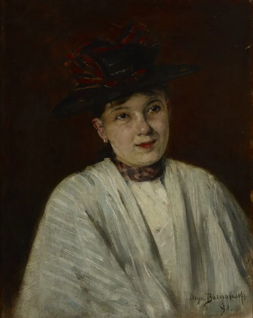Joyful Baśka, by Olga Boznańska