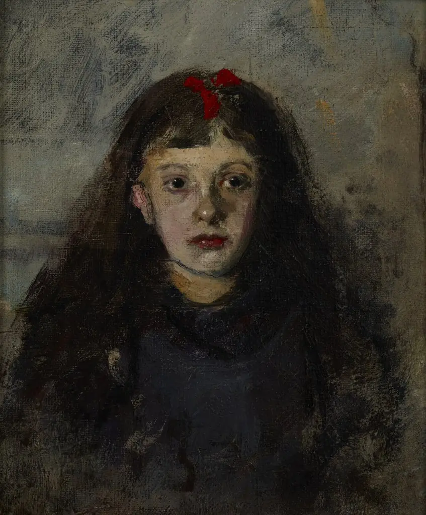 Portrait of a Girl – Zofia Sokołowska, by Olga Boznańska
