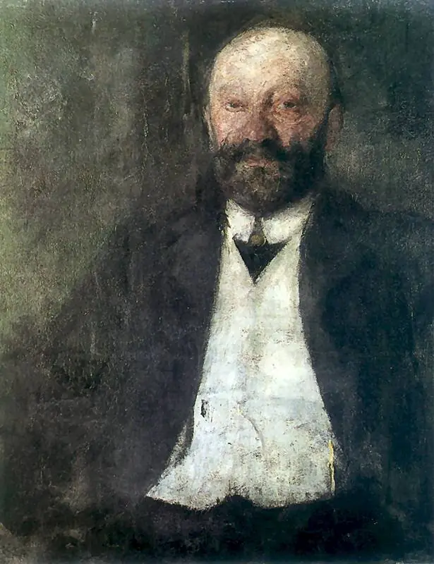 Portrait of Adam Nowina-Boznański, the artist's father, by Olga Boznańska