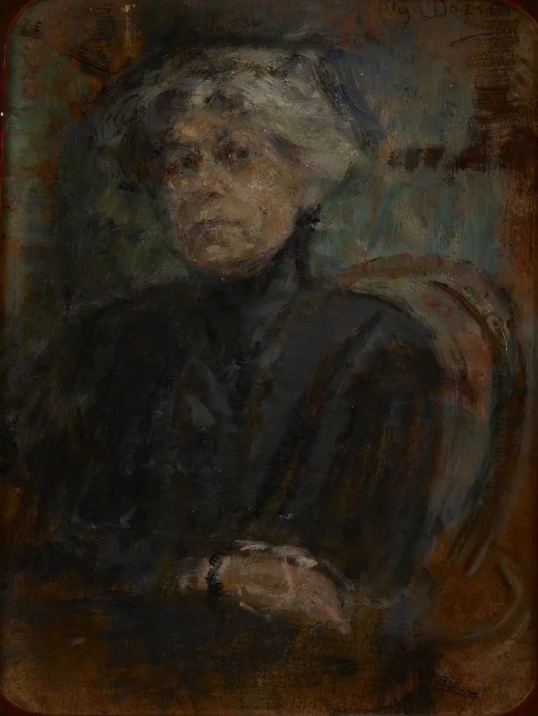 Portrait of Berta Dylion, by Olga Boznańska