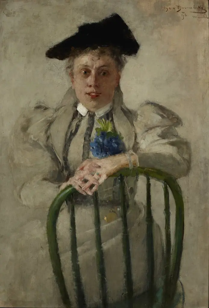 Portrait of Irena Zbigniewicz née Serda, by Olga Boznańska
