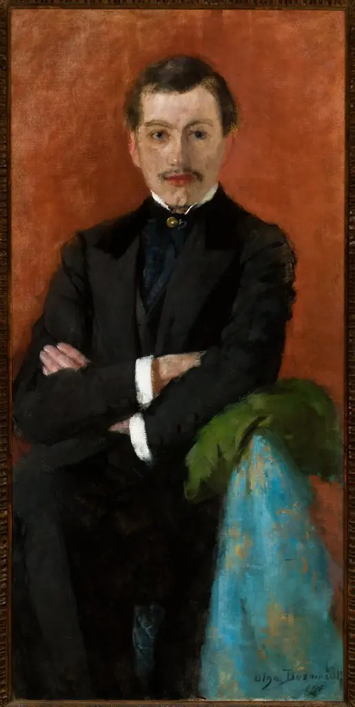 Portrait of Józef Czajkowski, by Olga Boznańska