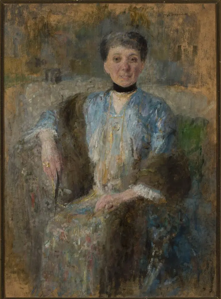 Portrait of Maria Morzycka, by Olga Boznańska