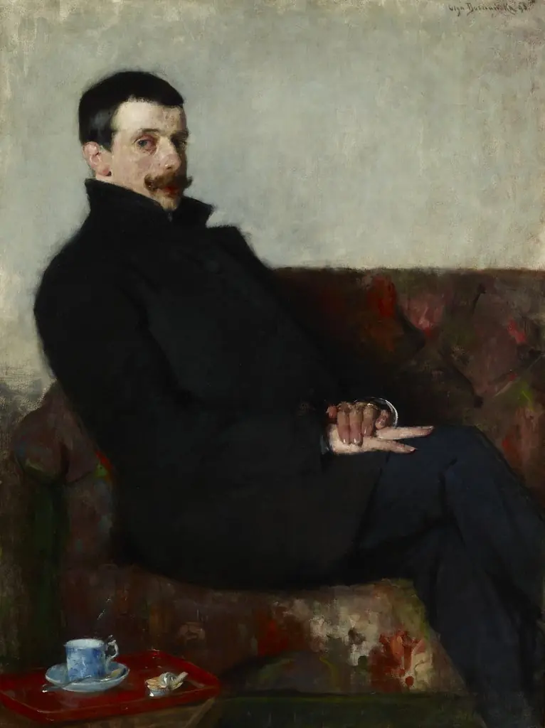 Portrait of Paul Nauen, by Olga Boznańska