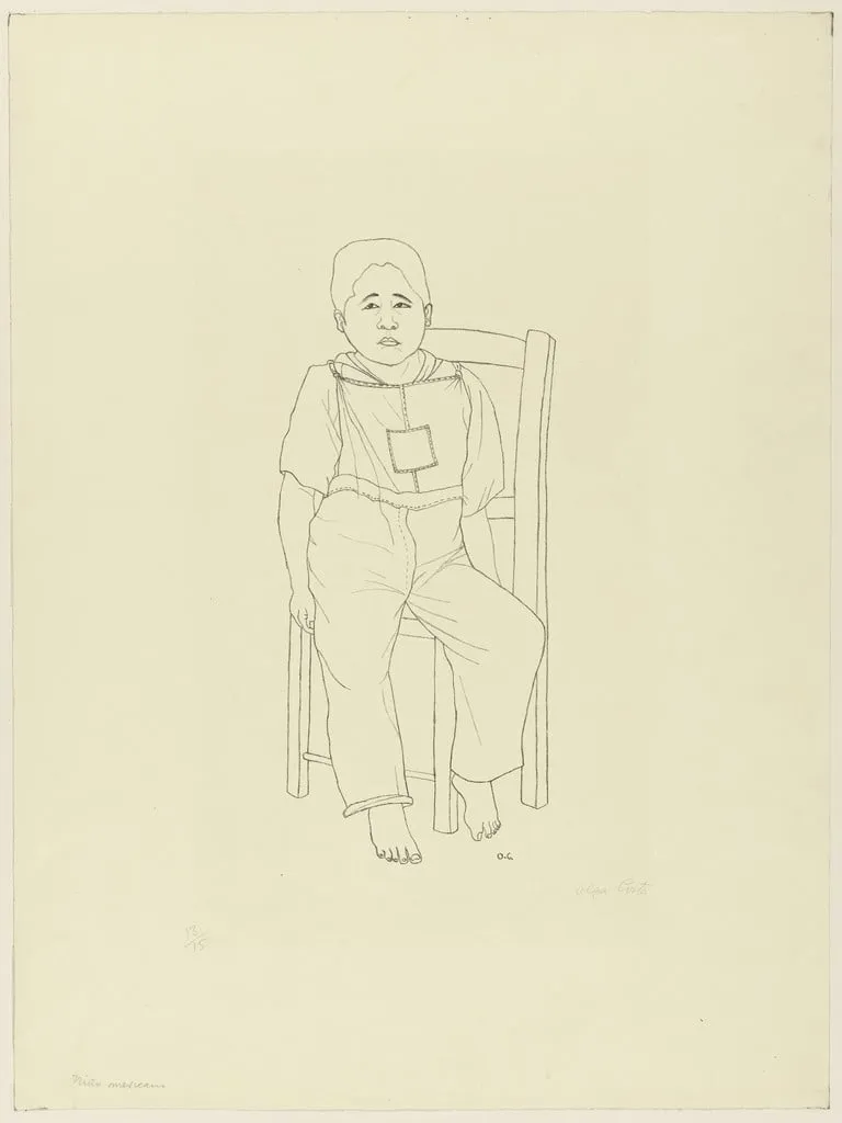 Untitled, by Olga Costa, ink, 1928