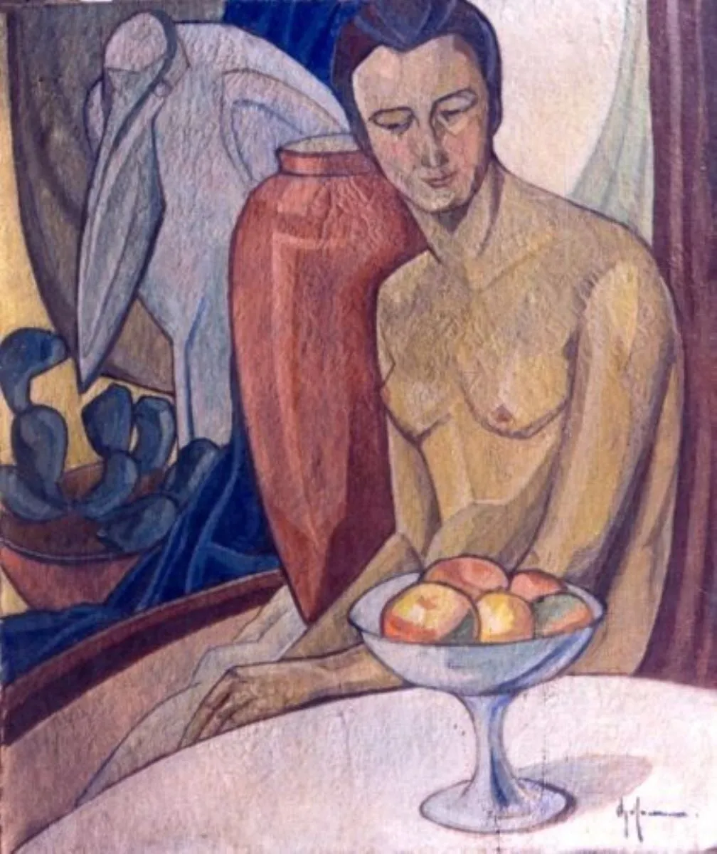 Nud în interior, by Olga Greceanu, unspecified