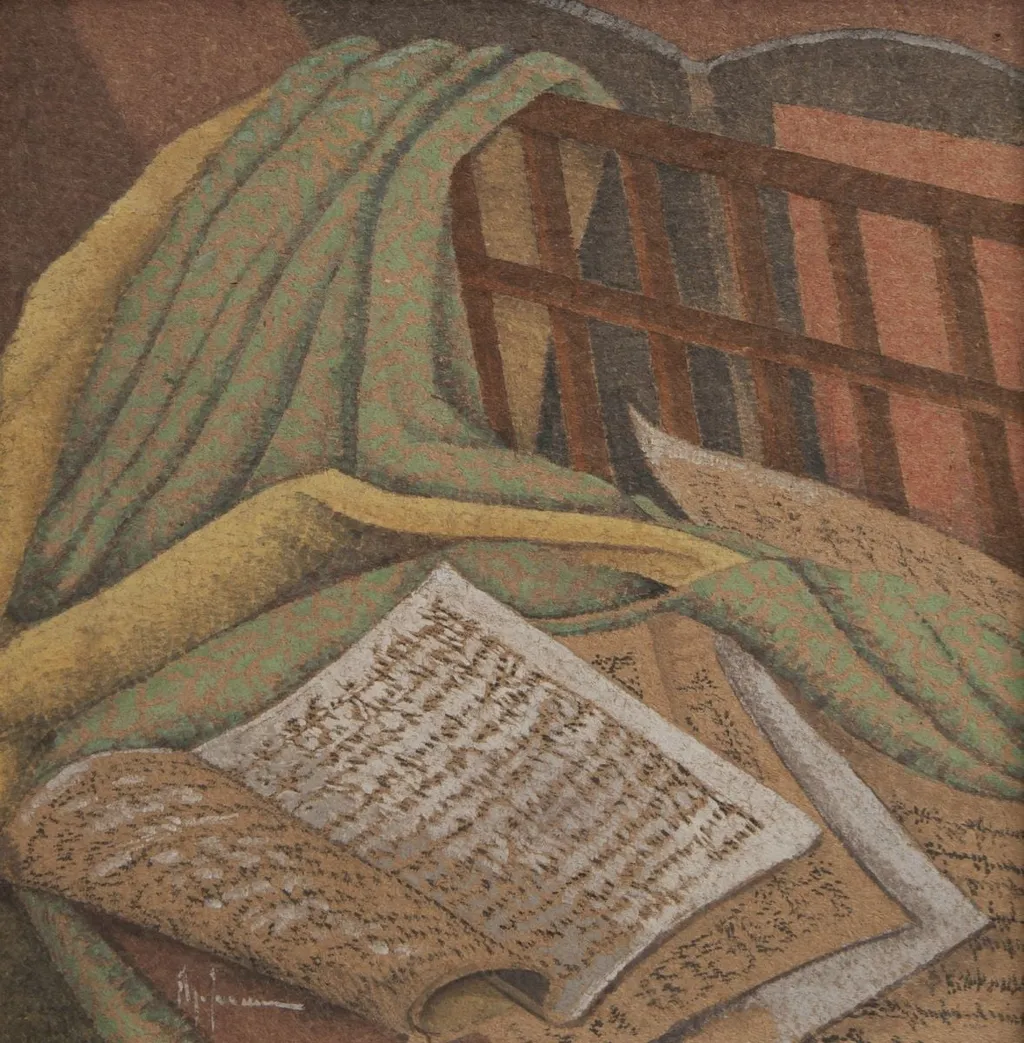 Recital de pian (după o poezie de Sandu Tzigara-Samurcaș), by Olga Greceanu, unspecified, 1944