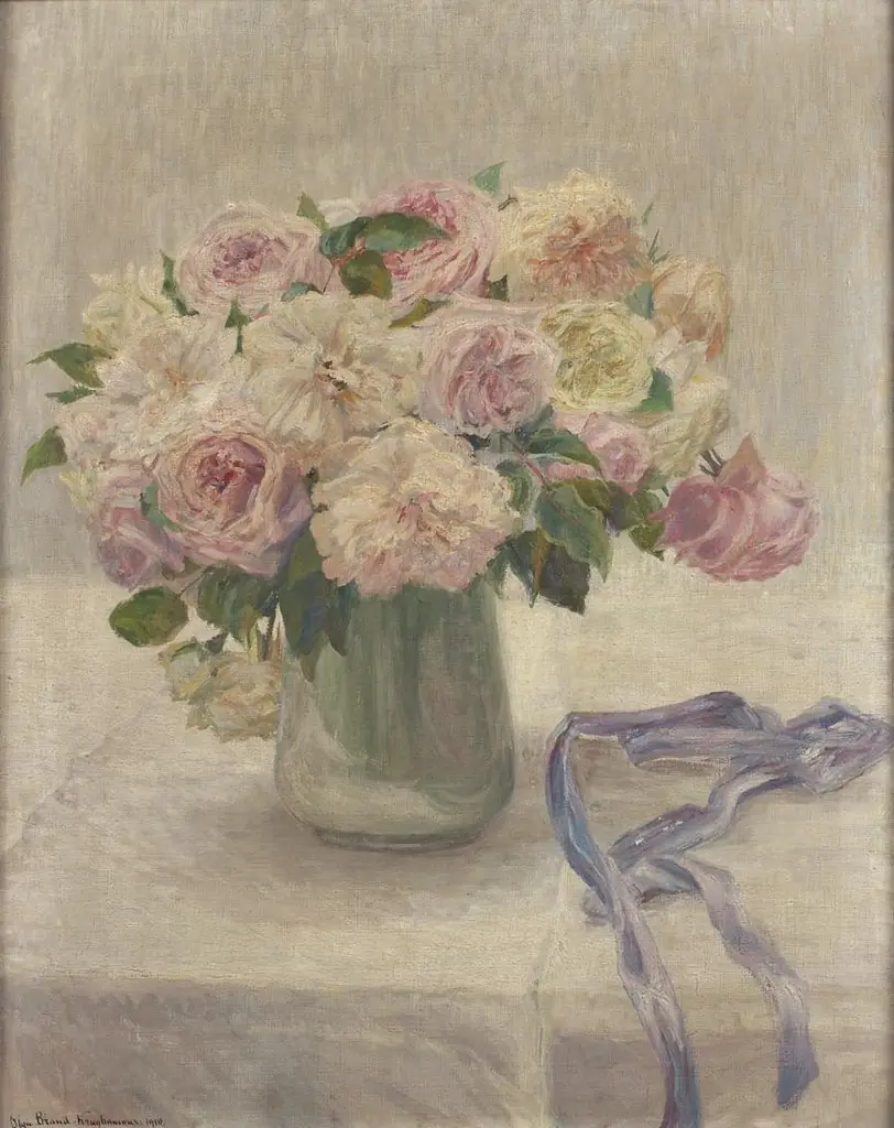 Blasse Rosen, by Olga Krieghammer