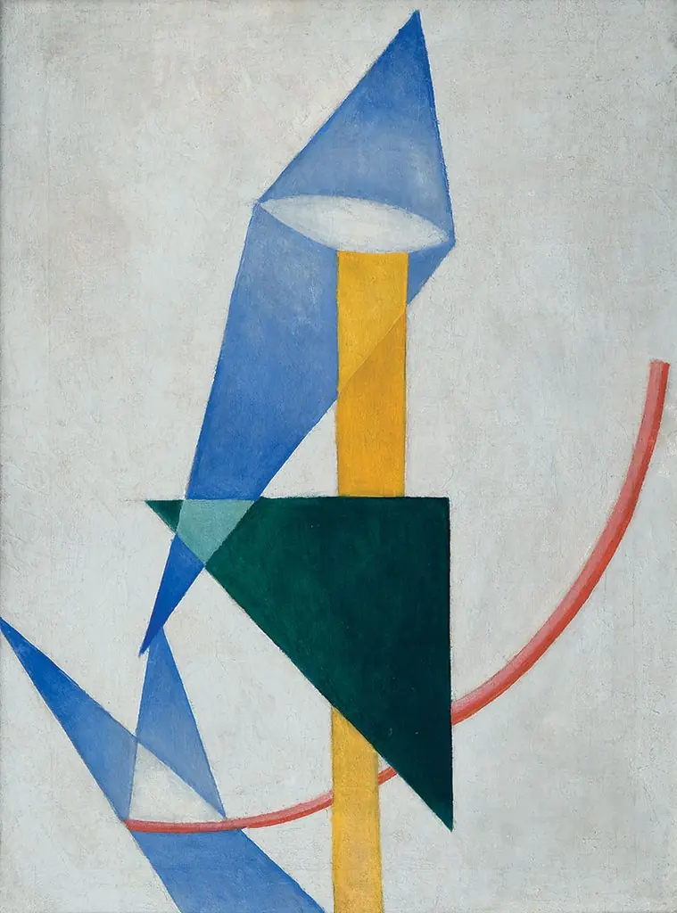 Non-Objective Composition. Color painting, by Olga Rozanova