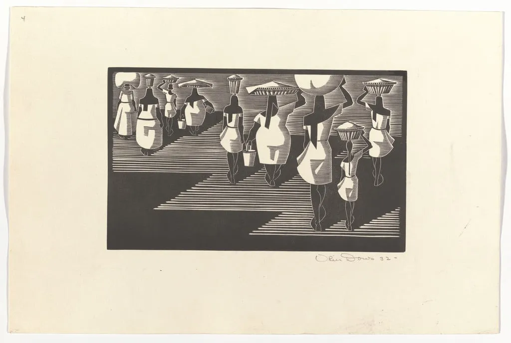 Untitled, by Olin Dows, ink, 1932