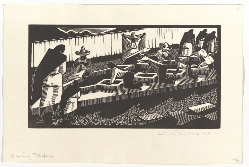 Untitled, by Olin Dows, ink, 1933