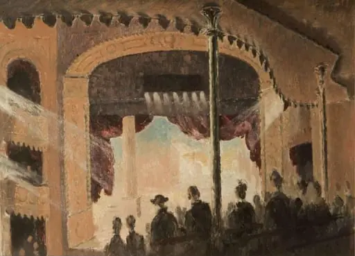Interior of the Old Vic, by Oliver Hilary Sambourne Messel