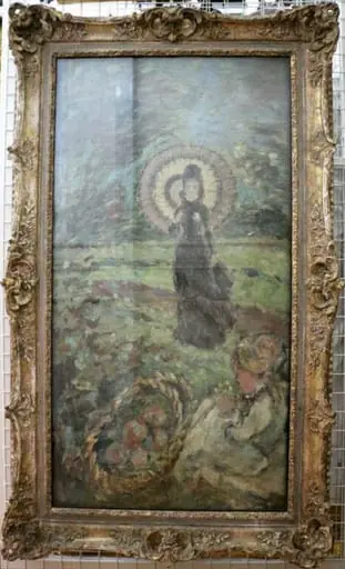 Stage property painting for <i>Letter from Paris</i> by Dodie Smith, by Oliver Messel