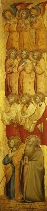 St James and (?) St Andrew with angels, by Olivuccio di Ciccarello