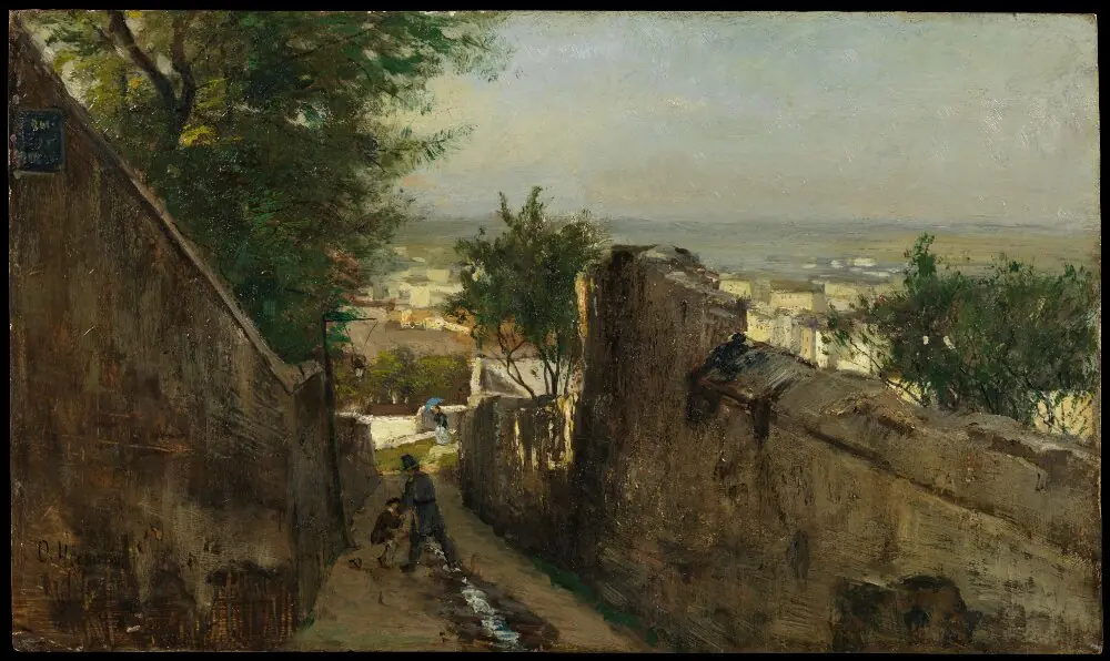 A Street in Montmartre, by Olof Hermelin