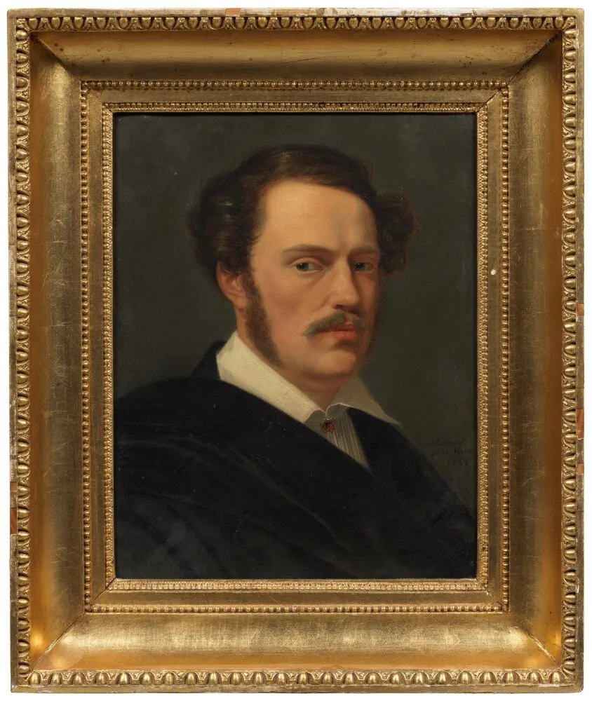 Presumed Self Portrait, by Olof Johan Södermark, oil, 1827