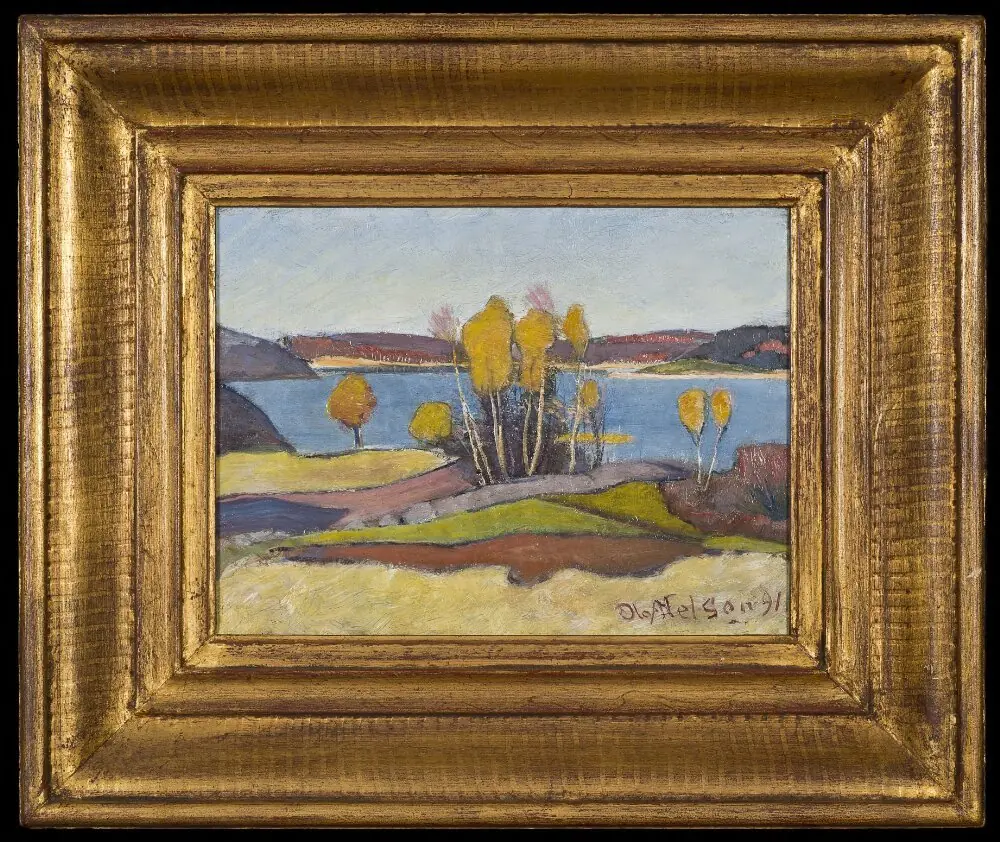 Höst vid Vänern (Åmål), by Olof Sager-Nelson