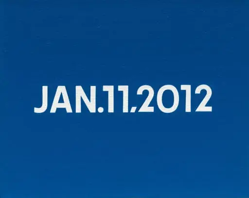 Untitled, by On Kawara