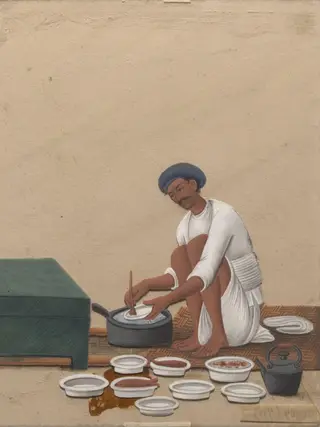 One of Seventeen paintings of domestic servants and tradesmen