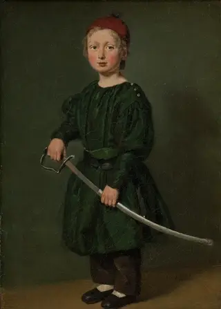 One of the Artist's Sons, by Christian Albrecht Jensen