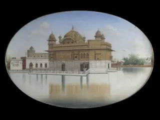 One of three views of the Golden Temple