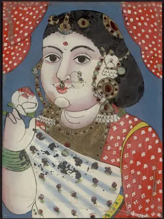 One of two portraits.