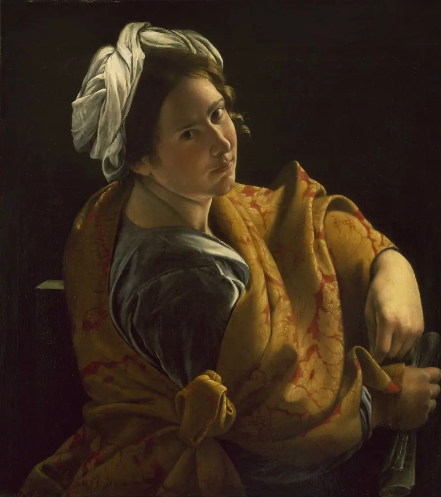 Portrait of a Young Woman as a Sibyl, by Orazio Gentileschi