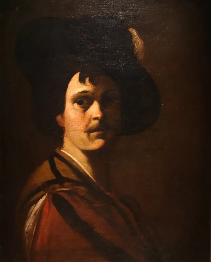 Self-portrait, by Orazio Riminaldi