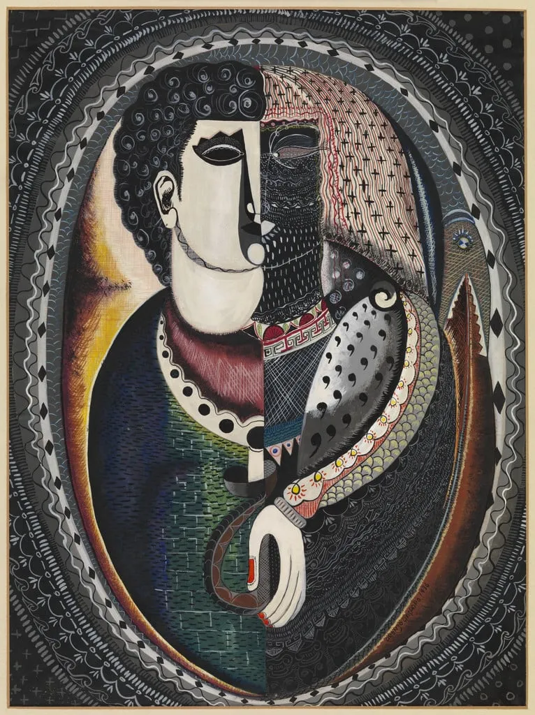 Untitled, by Oronzo Gasparo, gouache, 1936